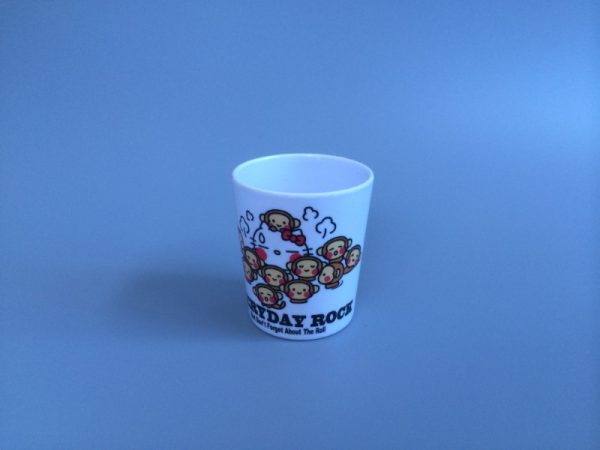 J41020东莞晶湖源头厂家定做日本日式美耐皿5.3cm直径水杯 可定制产品颜色和杯外印刷图案