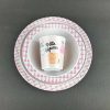 J41020东莞晶湖源头厂家定做日本日式美耐皿5.3cm直径水杯 可定制产品颜色和杯外印刷图案