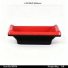 09034 SKU 09034东莞晶湖源头厂家订做双色美耐皿9.3x6.3cm长方形酱料碟 可定制产品内外颜色和正面图案印刷