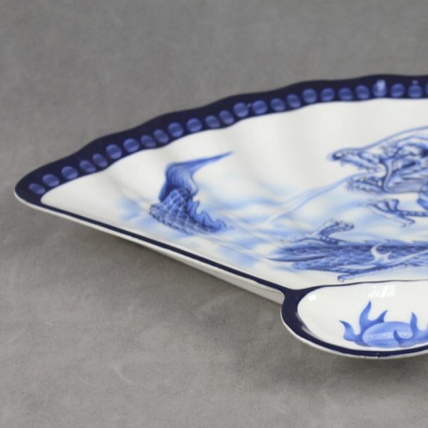 907 04 907东莞晶湖源头厂家订做美耐皿35.6x27.8cm长方形两格酱料碟 可定制产品颜色和正面图案印刷