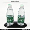 JF551A SKU JF551A东莞晶湖源头厂家订做美耐皿20.4x9.1cm长方形两格矿泉水底座 可定制产品颜色和正面图案印刷