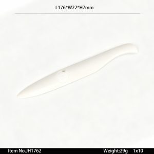 JH1762 SKU JH1762东莞晶湖源头厂家定做日式美耐皿17.6cm信封刀 可定制产品颜色和正面图案印刷