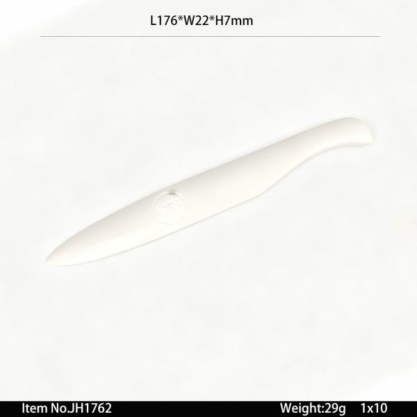 JH1762 SKU JH1762东莞晶湖源头厂家定做日式美耐皿17.6cm信封刀 可定制产品颜色和正面图案印刷