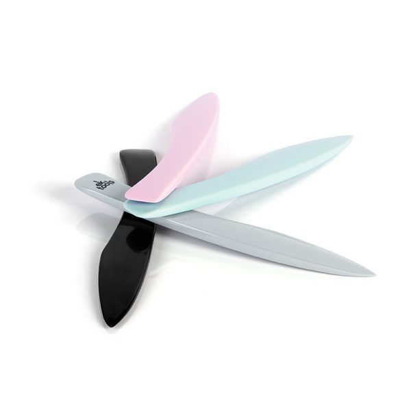 JH18025 05 JH18025东莞晶湖源头厂家定做日式美耐皿18cm信封刀 可定制产品颜色和正面图案印刷