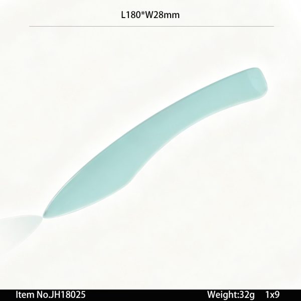 JH18025 SKU JH18025东莞晶湖源头厂家定做日式美耐皿18cm信封刀 可定制产品颜色和正面图案印刷