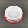 SB2107-12 SB2107东莞晶湖源头厂家定做日式美耐皿12.8cm直径宠物猫碗狗碗 可定制产品颜色和碗内外图案印刷