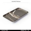 T1034 SKU SwanT1034东莞晶湖源头厂家定做磨砂美耐皿21.6x12.7cm长盘 可定制产品颜色和印刷图案