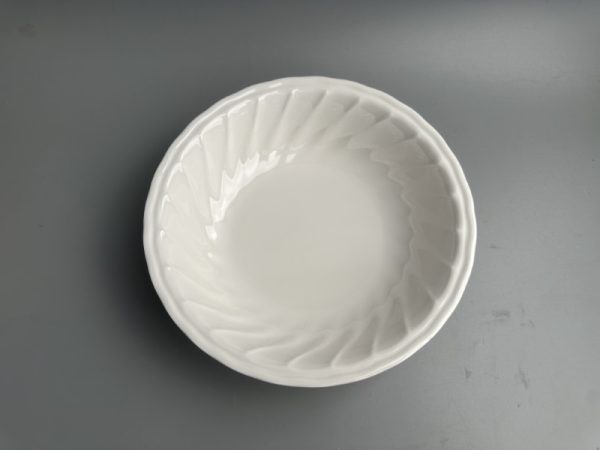 085D (3) 螺纹35件套东莞晶湖源头厂家定做日韩美耐皿盘碗杯勺套装 可定制产品颜色和产品正面图案印刷