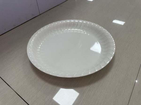 1114 (1) 螺纹35件套东莞晶湖源头厂家定做日韩美耐皿盘碗杯勺套装 可定制产品颜色和产品正面图案印刷