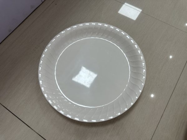 1114 (2) 螺纹35件套东莞晶湖源头厂家定做日韩美耐皿盘碗杯勺套装 可定制产品颜色和产品正面图案印刷