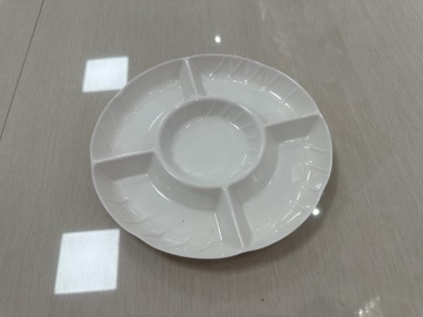 1500 (1) 螺纹35件套东莞晶湖源头厂家定做日韩美耐皿盘碗杯勺套装 可定制产品颜色和产品正面图案印刷
