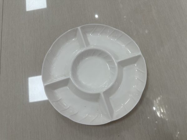 1500 (2) 螺纹35件套东莞晶湖源头厂家定做日韩美耐皿盘碗杯勺套装 可定制产品颜色和产品正面图案印刷