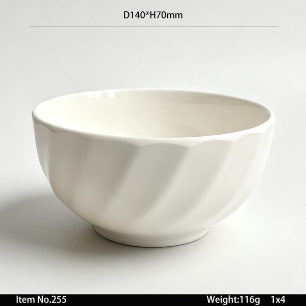 255 SKU 螺纹35件套东莞晶湖源头厂家定做日韩美耐皿盘碗杯勺套装 可定制产品颜色和产品正面图案印刷