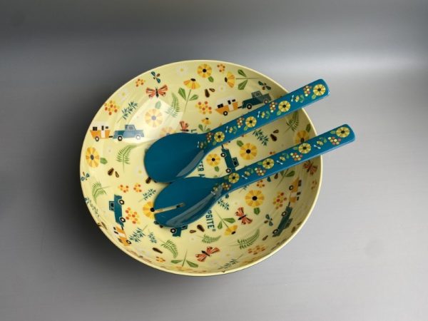 B2012 (4) B2012东莞晶湖源头厂家定做欧美美耐皿30.2cm直径圆型沙拉碗 可定制产品内外颜色和碗内外图案印刷