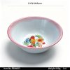 FB06003 SKU FP08001东莞晶湖源头厂家定做欧美澳美耐皿20.5cm直径圆盘3套装 可定制产品颜色和盘子正面图案印刷