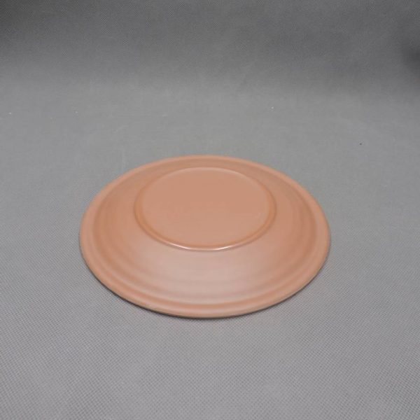 FP08004 (3) FP10005东莞晶湖源头厂家定做欧美澳美耐皿26cm直径螺纹圆盘3套装 可定制产品颜色和盘子正面图案印刷 内亮外磨砂