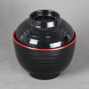 J90 (2) J90东莞晶湖源头厂家定做日韩美耐皿10cm直径圆型煨增汤盖碗 可定制产品内外颜色和碗外图案印刷