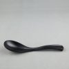 WS113东莞晶湖源头厂家定做美耐皿长17cm面汤磨砂勺 可定制产品颜色和正面图案印刷